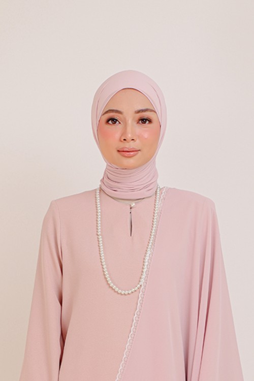 Dinda plain shawl in Rosegold