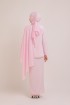 Dinda Light Pink With  Lace Shawl