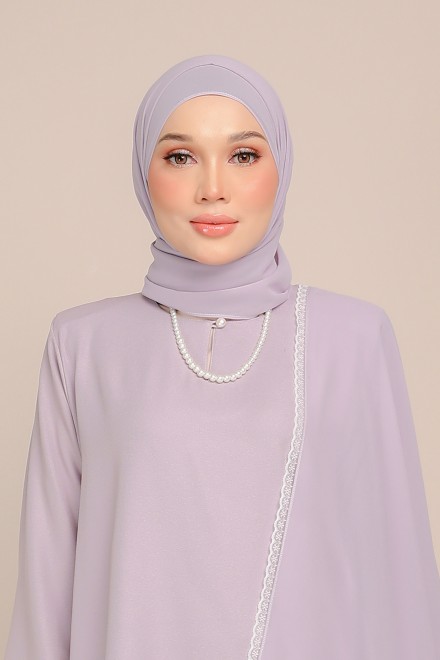 Dinda Plain Shawl in Purple