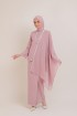 Dinda Mauve with Lace Shawl