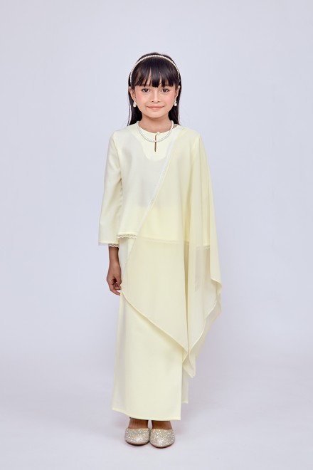 Dinda Set Kids in Soft Yellow