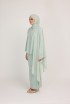 Dinda Mint Sage with Lace Shawl