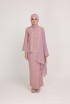 Dinda Mauve with Lace Shawl