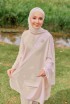 Dinda Rosegold with Lace Shawl